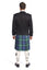 Black Argyle Jacket with 5 Button Vest - Special Order