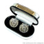 Pewter Round Thistle Cufflinks
