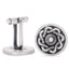 Targe Shield Pewter Cufflinks - Antique