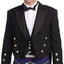 Black Prince Charlie Jacket & 3 Button Vest - Special Order