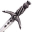 Thistle Pommel Dagger Kilt Pin - Antique Finish