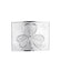 Belt Buckle, Irish Shamrock, Chrome Finish