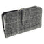 Harris Tweed Long Purse - Dark Grey Check