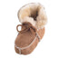 Children Booties Lace - Chestnut