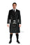 Black Isle 8 Yard Kilt, Traditionally Hand Stitched