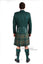 Green Prince Charlie Jacket & vest, Scottish Made