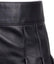 Ladies Black 100% Leather Mini Kilt - Instock