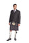 Hebridean Heather 8 Yard Kilt, Traditionally Hand Stitched