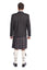 Hebridean Heather 8 Yard Kilt, Traditionally Hand Stitched