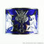 Highland Thistle, Blue Enamel Belt Buckle - Chrome Finish