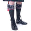 Merino Wool Black Lion Charcoal Kilt Hose