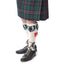 Merino Wool Highland Thistle Ecru Kilt Hose