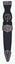 Clan Crest Thistle Sgian Dubh, Antique Plain Top - Made to Order