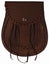 Brown Leather Braided Edge Sporran