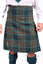 Men's Irish County Crest Tartan Kilt, 8 Yard Mediumweight, Traditionally Hand Stitched