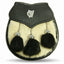 Semi Dress White/Black Rabbit Fur Harp Crest Sporran