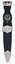 Clan Crest Thistle Sgian Dubh, Chrome Stone Top - Made to Order