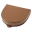 Genuine Leather Coin Tray Wallet - Brown