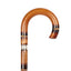 Crook Imitation Bamboo Walking Stick