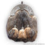 Full Dress Antique Thistle Sporran -  Fox Fur