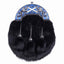 Full Dress Blue Enamel Saltire Lion Black Rabbit Fur Sporran