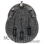 Full Dress Harris Tweed Grey Herringbone - Grey Chrome Finish