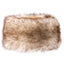 Ladies Sheepskin Cossack-Style Hat in Brown with Natural Tips