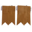 100% Polyester Kilt Flashes - Gold