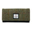 Authentic Scottish Harris Tweed - Envelope Purse - Country Green