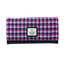 Authentic Scottish Harris Tweed - Envelope Purse - Pink Hound