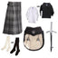 Hamilton Grey Childrens 5 Piece Kilt Outfit
