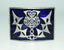 Highland Thistle, Purple Enamel Belt Buckle - Antique Finish