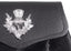 Semi Dress Black Rabbit Thistle Badge Sporran - SF4