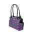 Authentic Scottish Harris Tweed - Day Bag - Pink Check