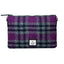 Authentic Scottish Harris Tweed - Shoulder Bag - Pink Check