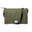 Authentic Scottish Harris Tweed - Shoulder Bag - Country Green