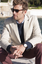 Thomas Casual Cotton Linen Jacket by Brook Taverner - Stone
