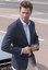 Thomas Casual Cotton Linen Jacket by Brook Taverner - Indigo