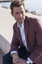 Thomas Casual Cotton Linen Jacket by Brook Taverner - Plum