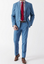 Thomas Casual Washable Cotton Linen Jacket by Brook Taverner - Azure