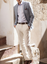 Giraffe 100% Wool Jacket by Brook Taverner - Sky Check