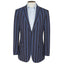 Brook Taverner Hateley Classic Stripe Jacket - Blue with Gold Stripe