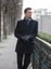 Sudbury Three Quarter Length Overcoat by Brook Taverner - Black