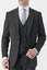 Avalino Suit Jacket by Brook Taverner - Charcoal Pinstripe
