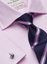 Double Cuff Cotton Shirt by Brook Taverner - Pink Royal Twill