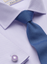 Tailored Fit Double Cuff Cotton Shirt by Brook Taverner - Lilac Royal Twill