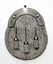 Full Dress Natural Calfskin Antique Celtic Knot Sporran