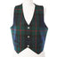 Gents Polyviscose Tartan Waistcoat - Gunn