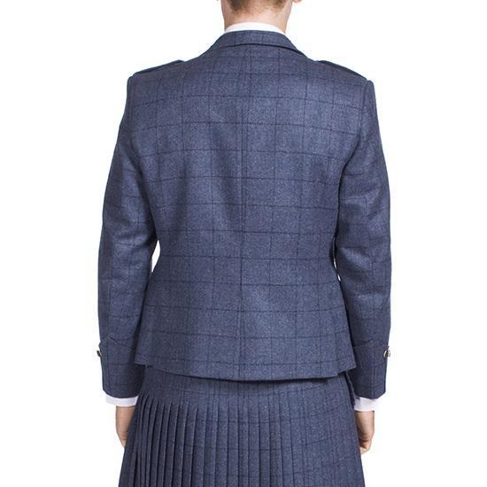 Luxury Argyle Tweed Kilt Jacket & 5 Button Waistcoat, Made to Order