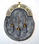 Full Dress Natural Calfskin Brass Interlink Knot Sporran